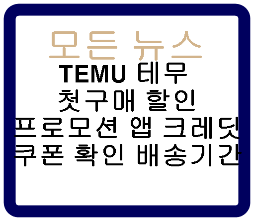 TEMU 테무 사기 후기 첫구매 할인 프로모션 앱 크레딧 쿠폰 확인 배송기간